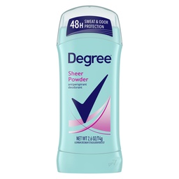 [7124] WOMEN DEGREE SHEER POWDER 2.6oz