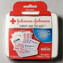 [11609] FIRST AID KIT J&J 12pc        