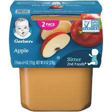 [10606] GERBER APPLE SAUCE 8oz