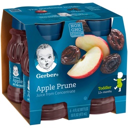 [11450] GERBER APPLE PRUNE JUICE 4-4oz