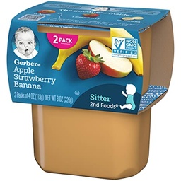 [10128] GERBER APPLE STRAW BANANA 8oz 