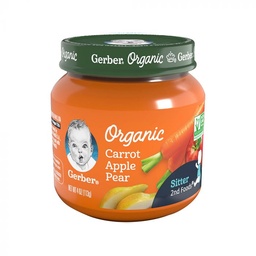 [12285] GERBER ORGANIC CARROTAPPLEPEAR