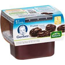 [9733] GERBER PRUNES 2.5 oz          