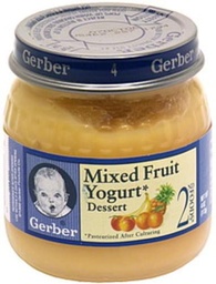 [5302] GERBER YOGURT MIXED FRUIT 4oz 