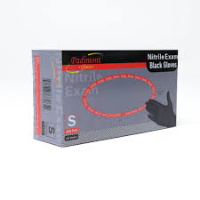 [1712] GUANTES DESECHABLES NEGROS L 100ct