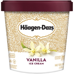 [11380] HAAGEN DAZN VAINILLA HALF GAL 64oz