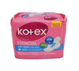 [6382] KOTEX ESENCIAL NORMAL PQT 10  