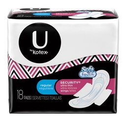 [10163] KOTEX ULTRA THIN REG W/W pq 18