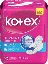 [13485] KOTEX ULTRAFINA 10PC          