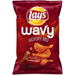[7692] LAYS WAVY BBQ 7 3/4 oz        