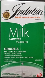 [5252] LECHE INDULAC LOW FAT 1%      