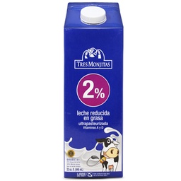 [12940] LECHE TRES MONJITAS 2% 32oz   