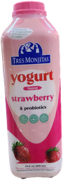 [10434] YOGURT 3 MONJITAS  STRAWBERRY 32oz