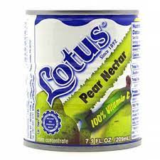 [9785] LOTUS JUGO DE PERA 7.1 oz     