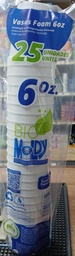 [11917] MOLDY VASOS DE FOAM 6oz 25qt  