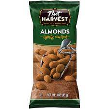 [8051] NUT HARVEST ALMONDS 3oz       