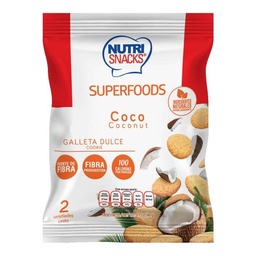 [6497] NUTRI SNACKS GALLETA COCO .85o