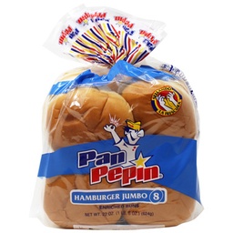 [8889] PAN PEPIN HAMB  SEEDED JUMBO 26oz