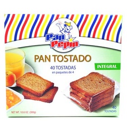 [13065] PAN PEPIN PAN TOSTADO INTEGRAL 10.6 oz