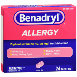 [4542] PASTILLAS BENADRYL CAJA 24    