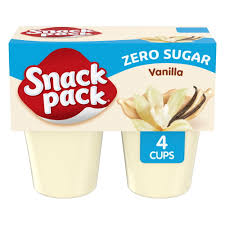 [10845] SNACK PACK VANILLA CERO PQT/4 13oz