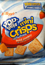 [4442] POP TARTS MINI CRISPS STRAWBER
