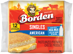 [10135] QUESO BORDEN 12 SLICES 8oz    