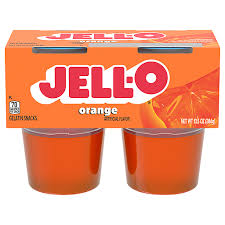 [3900] JELLOO GEL ORANGE PQT/4 13.5oz