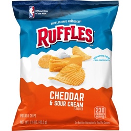 [544] RUFFLES CHEDDAR & SOUR CREAM  