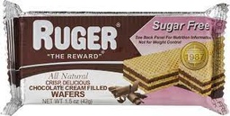 [9989] RUGER WAFERS CHOC SUGAR FREE  
