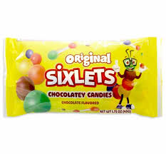 [3119] SIXLETS CHOCOLATE CANDY 1.75oz