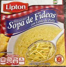 [434] SOPAS LIPTON POLLO Y FIDEOS   