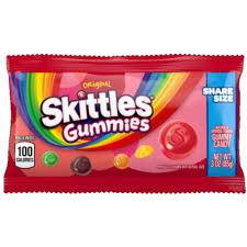 [2693] SKITTLES GUMMIES SHARE SIZE 3oz