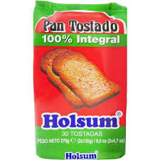 [1506] HOLSUM TOSTADA 100% INTEGRAL 9.5oz  