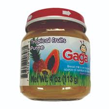 [4698] TROPICAL FRUITS PUREE GAGA 4oz  