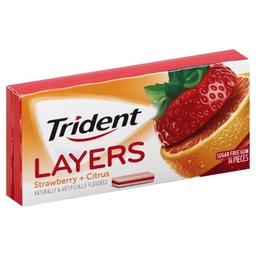 [3193] TRIDENT LAYERS WILD STRAWBERRY