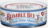 [4767] TUNA BUMBLE BEE ALBACORE WATER