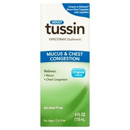 [5832] TUSSIN MUCUS + CHEST 4oz      