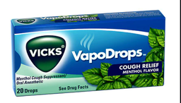 [1439] VICKS COUGH DROPS 20 TABLETAS 