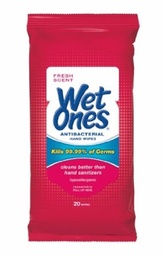 [9161] WET ONE ANTIBACTERIAL WIPES   