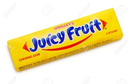 [202] WRIGLEY'S JUICY FRUIT 5 STICKS