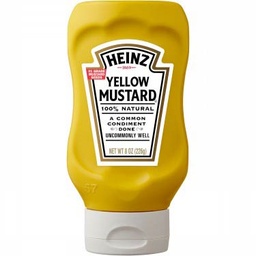 [7487] HEINZ YELLOW MUSTARD 8oz