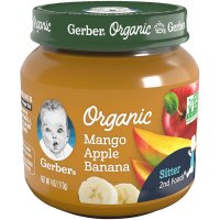 [7155] GERBER ORGANIC MAN/APPLE/BAN