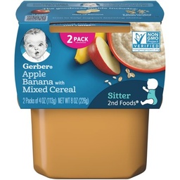 [7132] GERBER APPLE BANANA MIX CEREAL