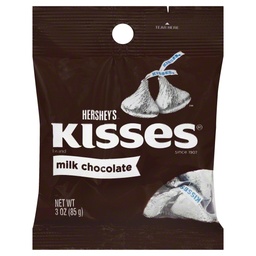 [7727] KISSES MILK CHOCOLATE 3oz