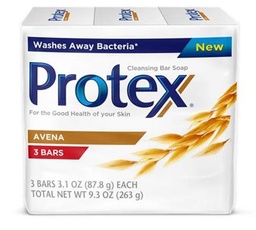 [7635] JABON PROTEX AVENA PQT/3  3.1oz