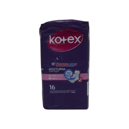 [7742] KOTEX MAXI OVERNIGHT PAQ 16