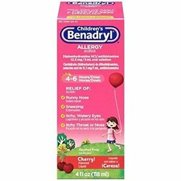 [11966] BENADRYL CHILDRENS CHERRY 4oz 