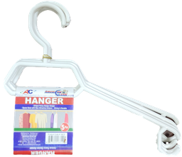 [13791] GANCHO DE ROPA AMERICAN CLEAN  PQT/6