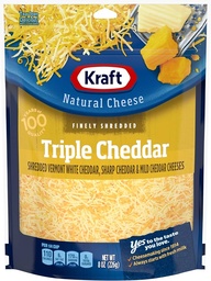 [14027] KRAFT TRIPLE CHEDDAR 8oz